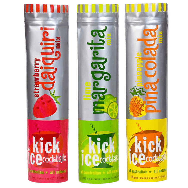 Kick Ice Cocktails Cocktail Mixers Product Range